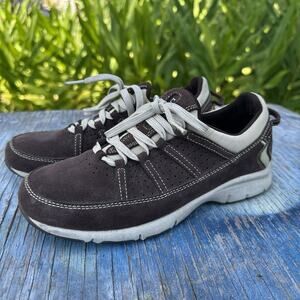 Land's End Women's Sneakers Tennis Shoes Sz 6.5 B - Brown Suede - Comfy 960